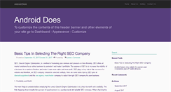 Desktop Screenshot of androiddoes.net